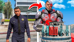 گیم پلی بازی: تبدیل ضعیف ترین پلیس به مگا قوی در GTA 5