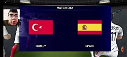 فوتبال اسپانیا _ ترکیه | pes 2020