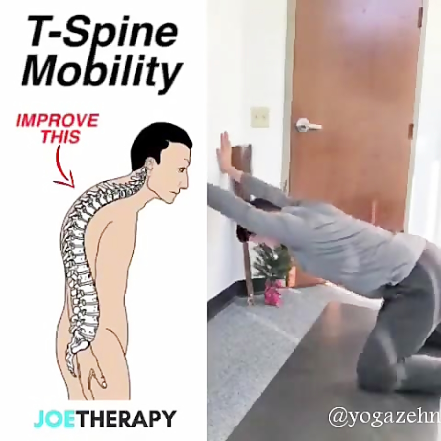 حرکت اصلاحی برای افتادگی شانه و قوز