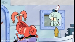 باب اسفنجی  شلوار مکعبی  ساعت...