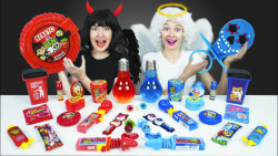 فرشته و شیطان والش غذای خوشمزه...