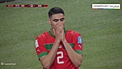 خلاصه بازی کرواسی 2  مراکش 1 (...