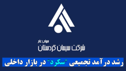رشد درآمد تجمیعی "سکرد" در بازار داخلی رشد درآمد تجمیعی "سکرد" در بازار داخلی