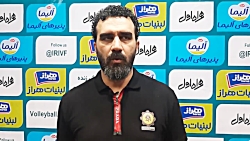 صحبت&zwnj;های سرمربیان و بازیک...