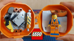 یکی از جالب ترین لگو ها LEGO در لاین لگو مووی ۲ EMMET MINIFIG AND POD