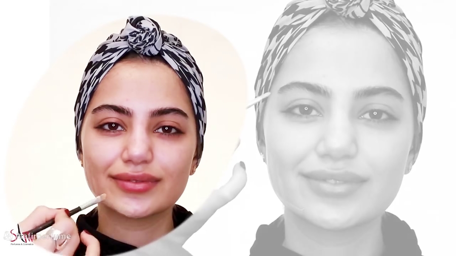 آرایش غلیظ و مجلسی به شکل حرفه ای