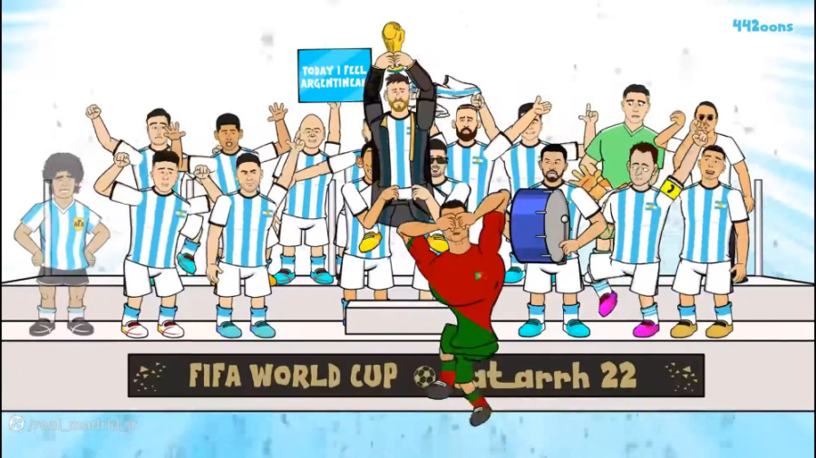 کارتون طنز فینال جام جهانی و ق...