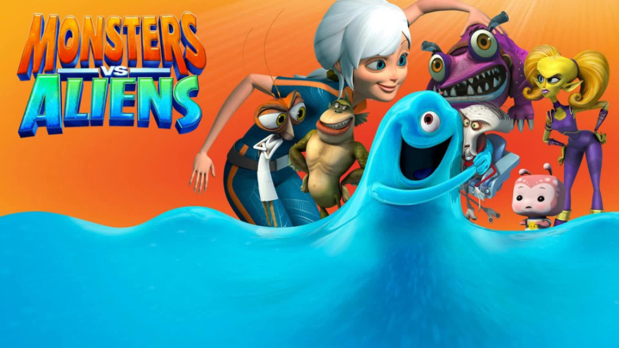 انیمیشن سریالی هیولاها علیه بیگانگان Monsters vs. Aliens 2013 زمان1359ثانیه