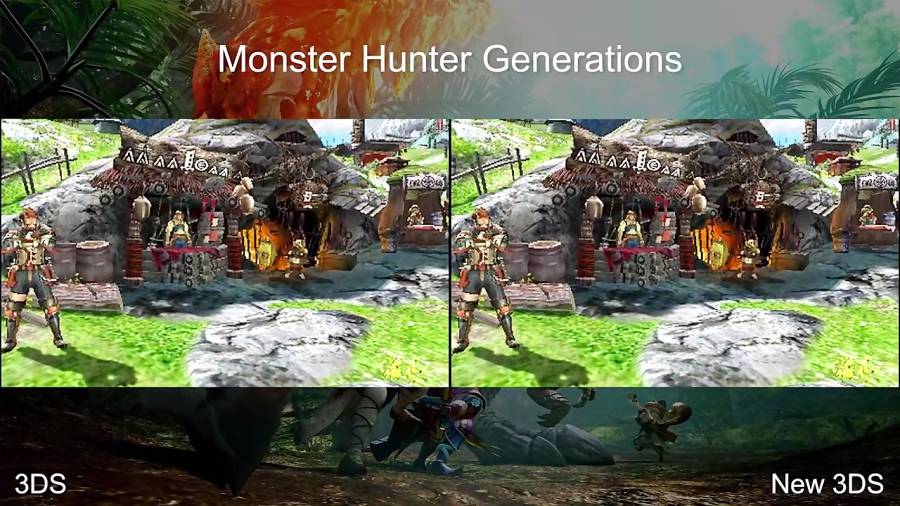 مقایسه فریم ریت بازی Monster Hunter Generations