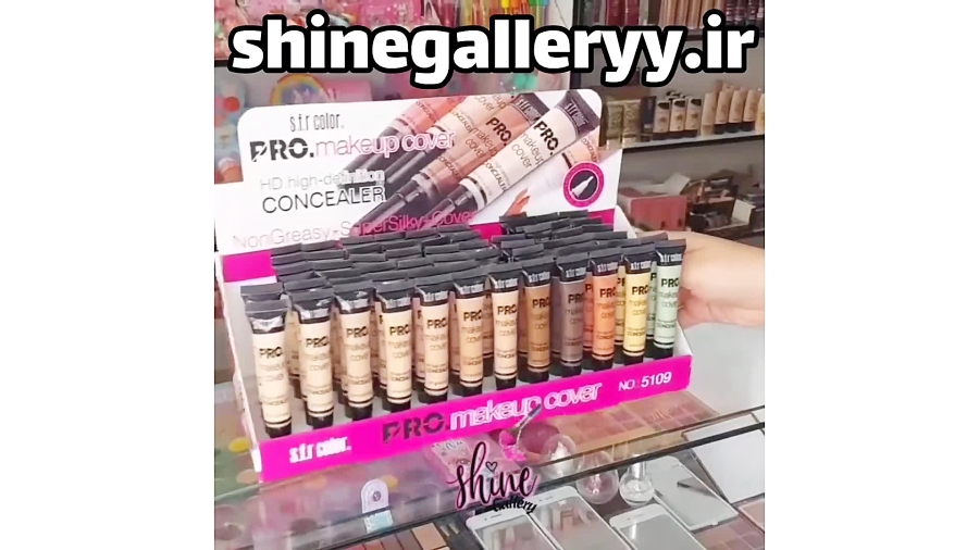 کانسیلر رنگی و کانتور مایع براش دار پرو PRO