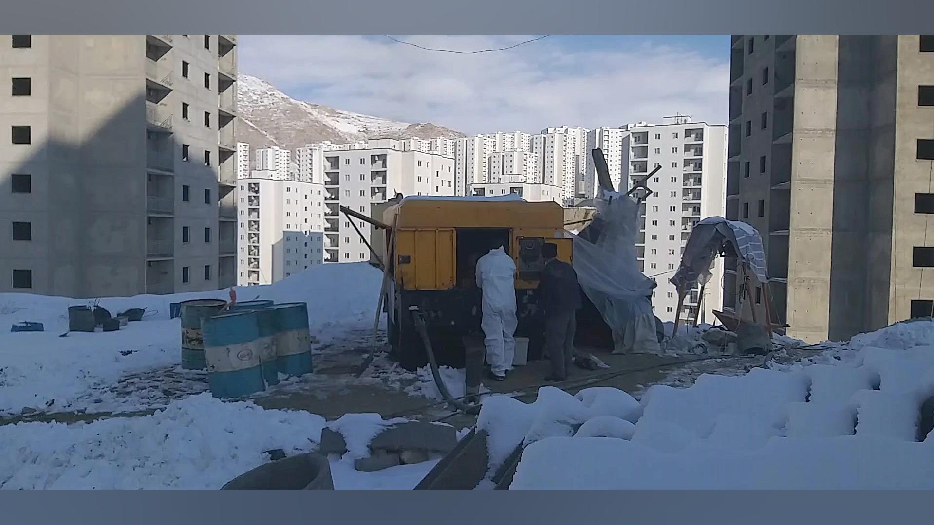 استارت کمپرسور هوا اینگرسولرند در زمستان
