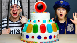 دزد و پلیس دکور کیک موکاچو تفر...