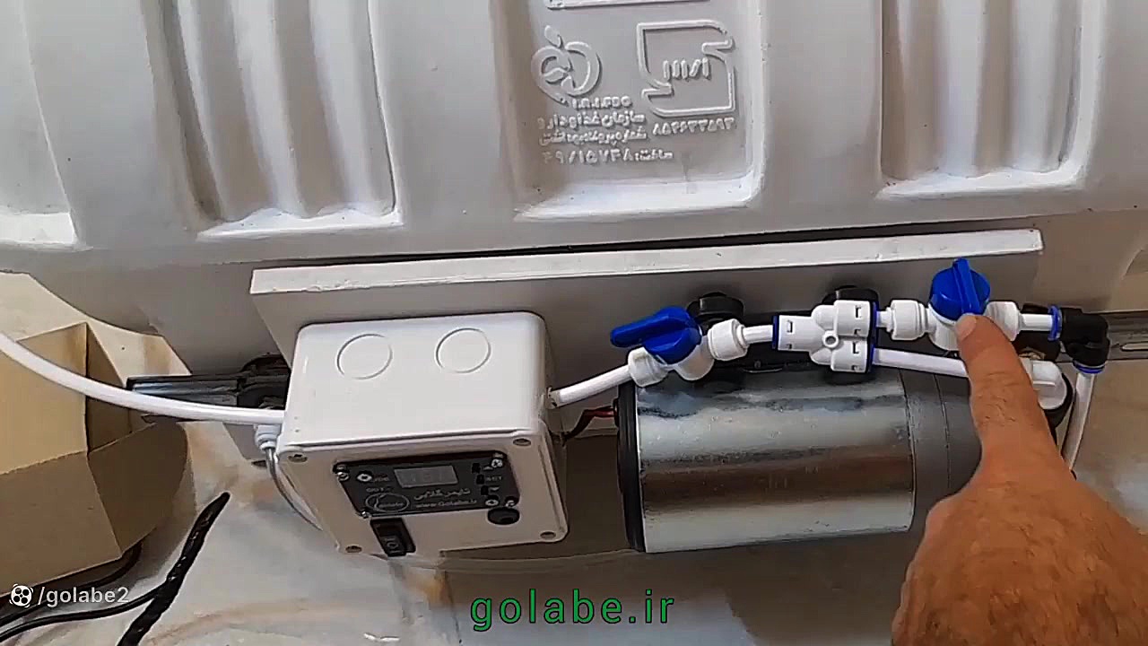 سیستم تزریق کود 60 لیتری به همراه تایمر آکنه