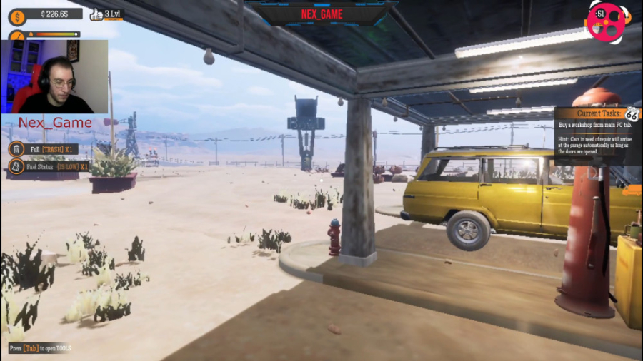 گیم پلی بازی شبیه ساز پمپ بنزین (پارت 5) | Gas Station Simulator بیماری نوری آسیب ارثی