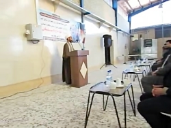 سخنان حج آقا مطهر خو امام جمعه نایین در جمع کارکنان شرکت آراد فن نایین