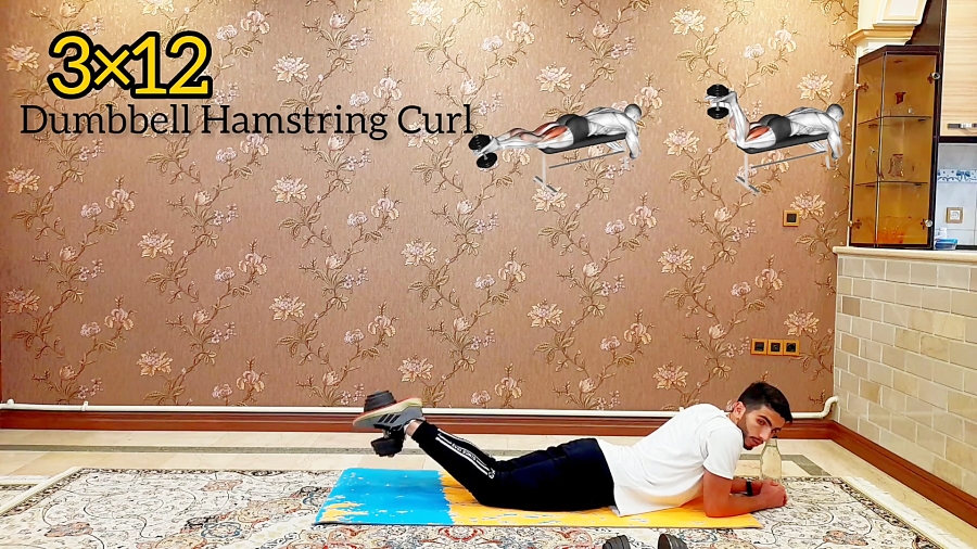 تمرین پایین تنه دمبل