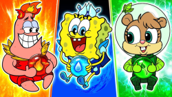 قدرت های ابرقهرمانی باب اسفنجی...