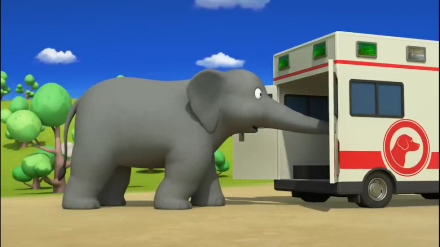کارتون تایو اتوبوس کوچک به زبان انگلیسی Tayo the little bus HD تیم نجات حیوانات زمان707ثانیه