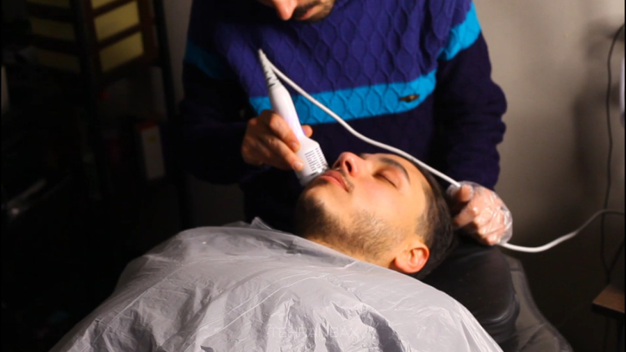 پاکسازی پوست صورت آقایان در تهران بکس09126074167 هایفوتراپی