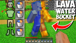 ماین کرفت لیمو نصف آبی نصف آتی...