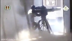 پرتاب و اصابت موشک تاو توسط تر...