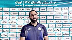 صحبت های سرمربی و بازیکن نیان...