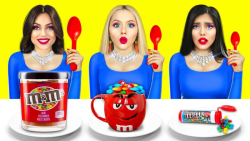 چالش خنده دار  آدامس های بادکن...