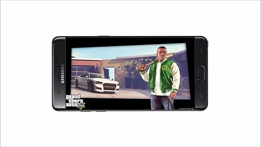 ویدئو اجرای GTA V در گوشی جدید Galaxy Note 7 گلکسی نوت7