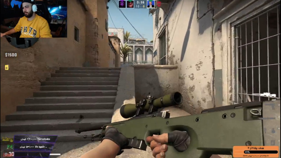2vs2 با ویور ها زدیم کانتر سی اس گو cs go زاویه سازی صورت
