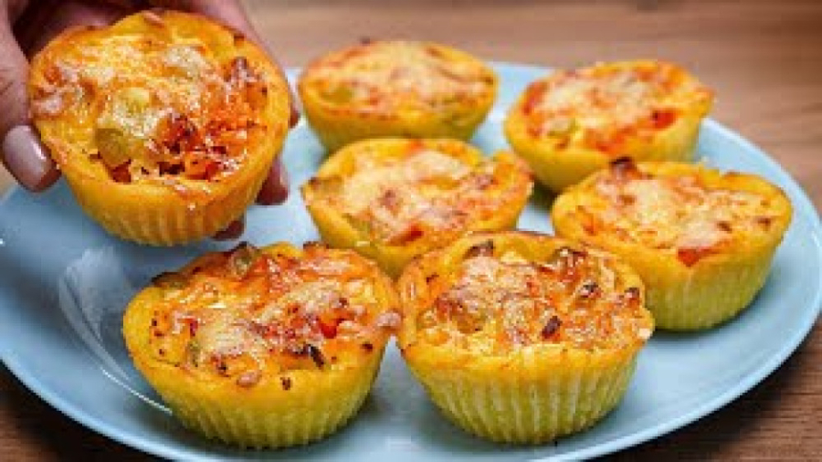 طرز تهیه مینی پیتزای سیب زمینی :: فینگرفودهای خوشمزه