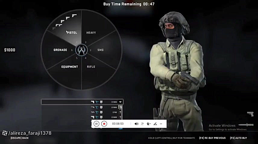 تحلیل بازی CS:GO دکتر محمد حسین رضوانی
