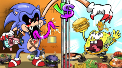 کارتون باب اسفنجی  سونیک هیولا...