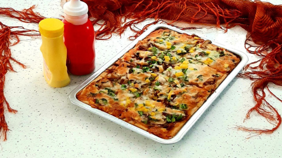 آموزش آشپزی_طرز تهیه پیتزا رست بیف با تمام نکات خوشمزه و آسان