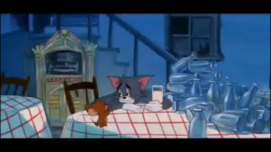 سکانس خودکشی تام و جری در آخرین قسمت از 114 قستی Tom Jerry - Blue Cat Blues مزوتراپی