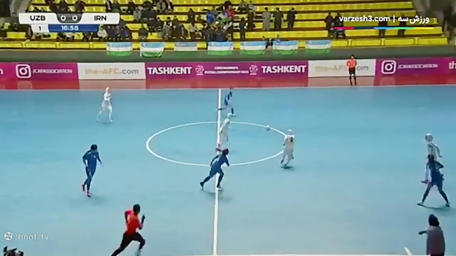 خلاصه فوتسال زنان ایران 5 - ازبکستان 4