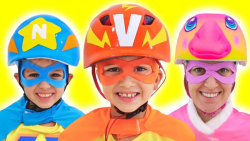 ولاد و نیکی  بچه ها ابرقهرمان...