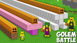 ماین کرفت ساخت گولم خیلی زیاد...