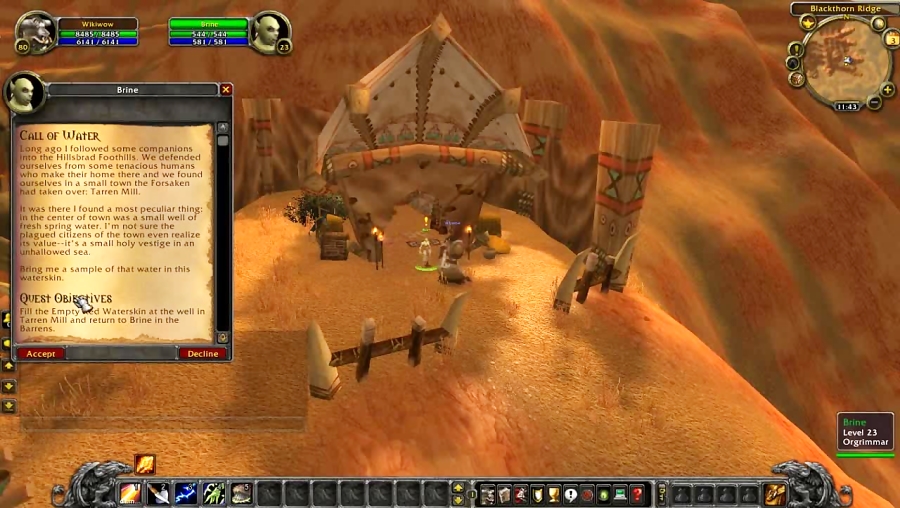 Call Of Water - shaman horde -id quest 1536