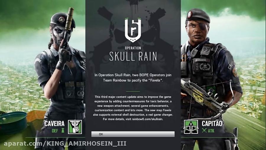 برسی DLC جدید Rainbow Six Siege با نام : Skull Rain