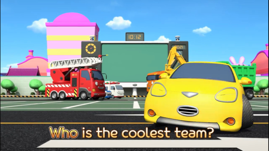 کارتون تایو اتوبوس کوچک به زبان انگلیسی Tayo the little bus HD آموزش رنگ ها زمان1241ثانیه