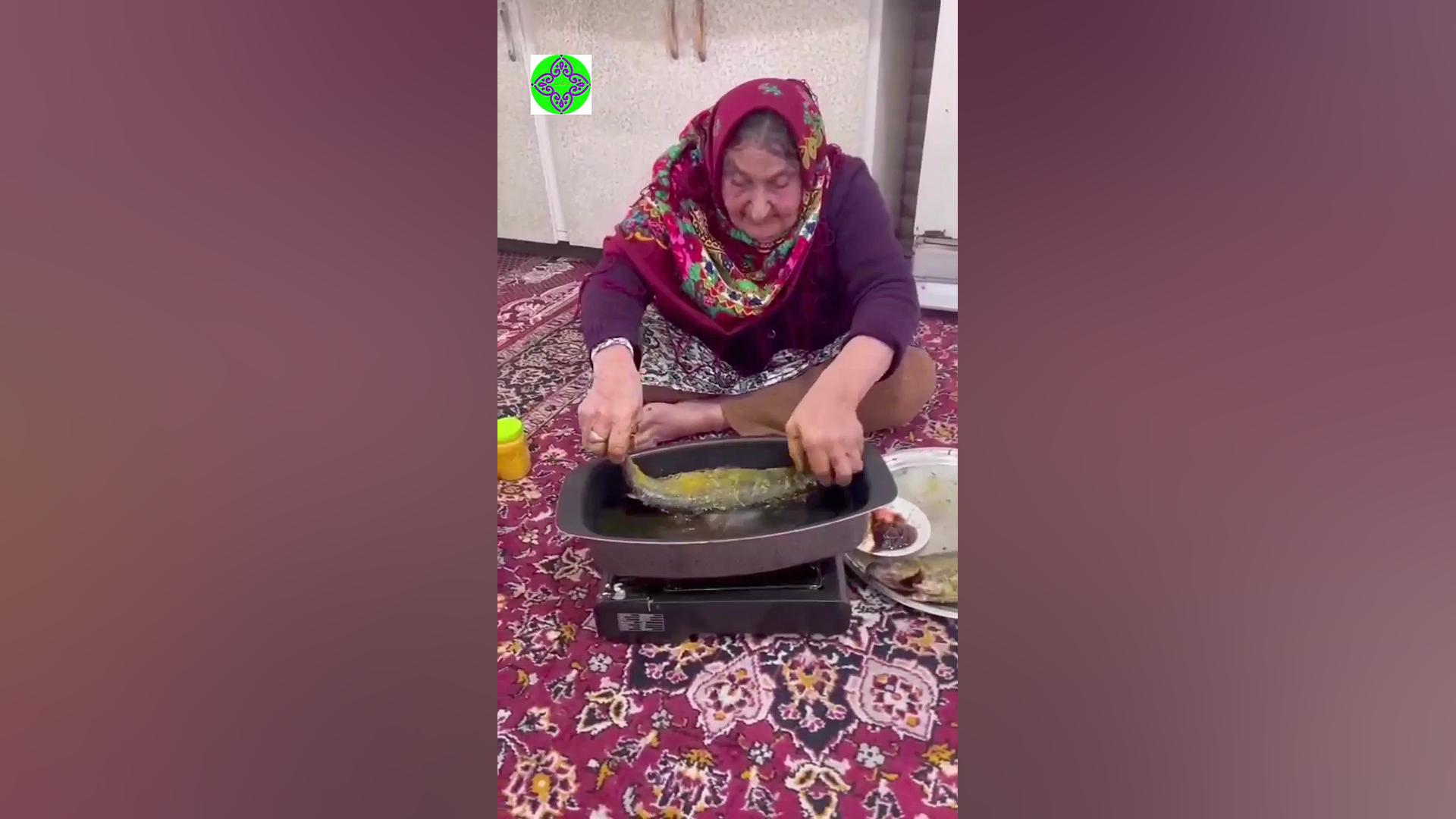 تماشای پخت ماهی شکم زمان60ثانیه