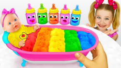 ساشا جدید  بازی با شن های جادو...