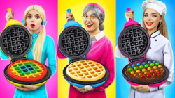 چالش غذایی نقاشی سه نفره کی می...