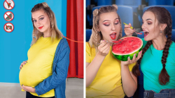 تفریحی و سرگرمی::ترفند بردن غذ...