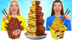 چالش غذای شکلاتی || چالش غذای...