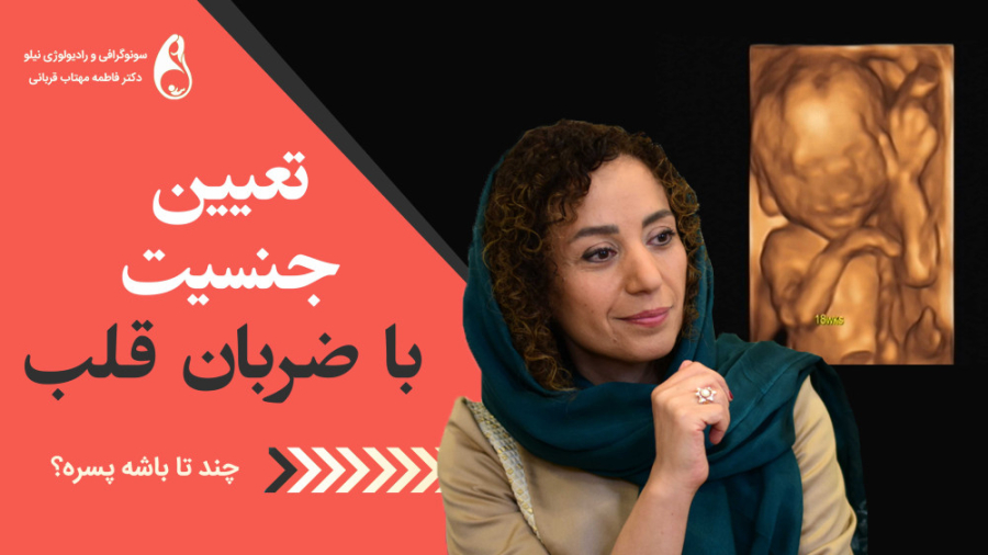 جنسیت جنین و ضربان قلب سونوگرافی نیلو دکتر فاطمه مهتاب قربانی