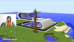 چالش نوب پرو هکر گاد - ساخت خونه ساحلی | ماینکرفت ماینکرافت ماین کرفت Minecraft