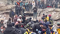 زلزله ترکیه نجات 3 نفر بعد 108...