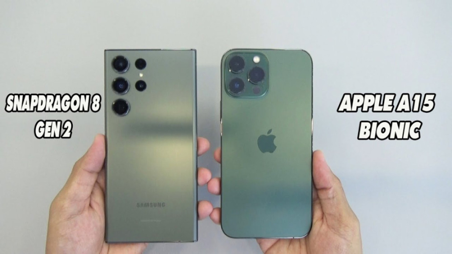 مقایسه سرعت Galaxy S23 Ultra و iPhone 13 Pro MAX