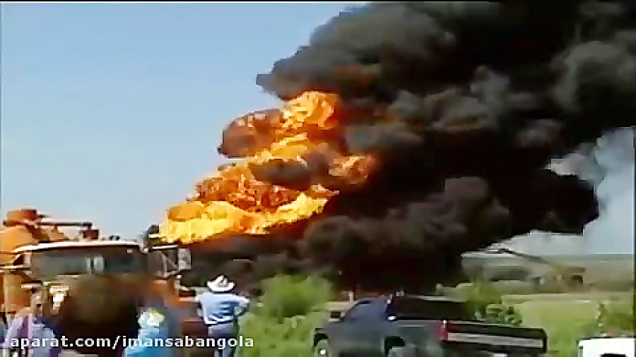 انفجار مخزن روغن فیلم ایرانی